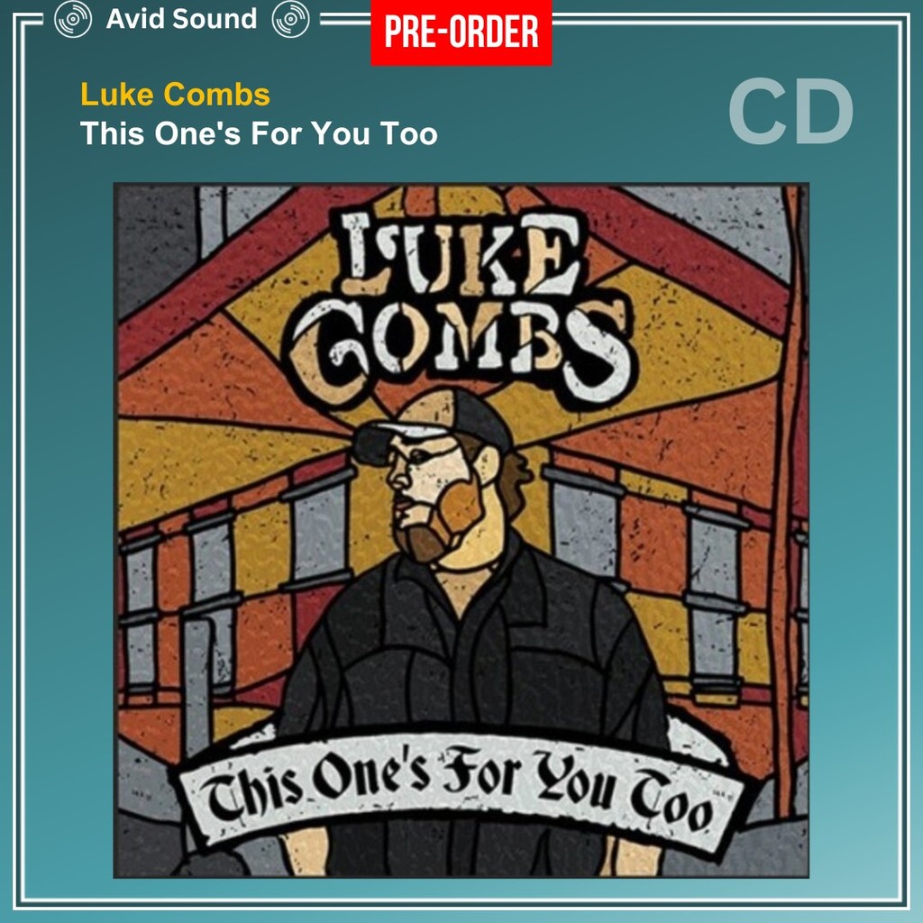 Pre-Order CD แผ่นซีดี Luke Combs This One's For You Too ใหม่ ซีล Luke Combs CD