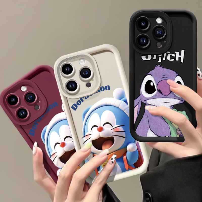 เคสสำหรับ OPPO A16 A16s A54s เคสโทรศัพท์แมวเย็บสามสีซิลิโคนกันกระแทก - รูปที่ 4