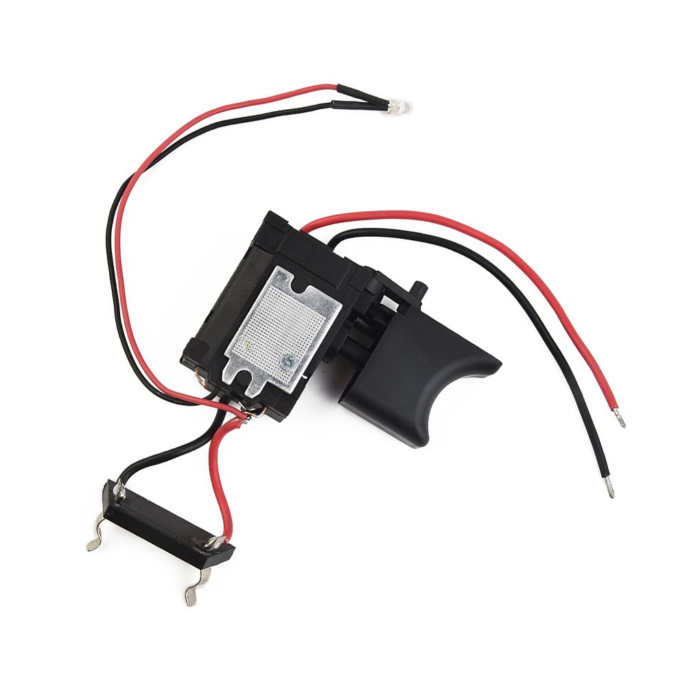 สวิตช์ทริกเกอร์สว่านไร้สายไฟฟ้า 16A 7.2V-24V ปุ่มกดพร้อมไฟเล็ก สินค้า