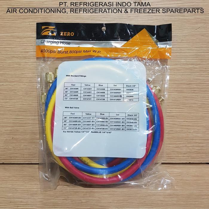 สายชาร์จ ZERO 60" R22 - 1.5MTR - 1 ชุด / ท่อ Manifold R 22