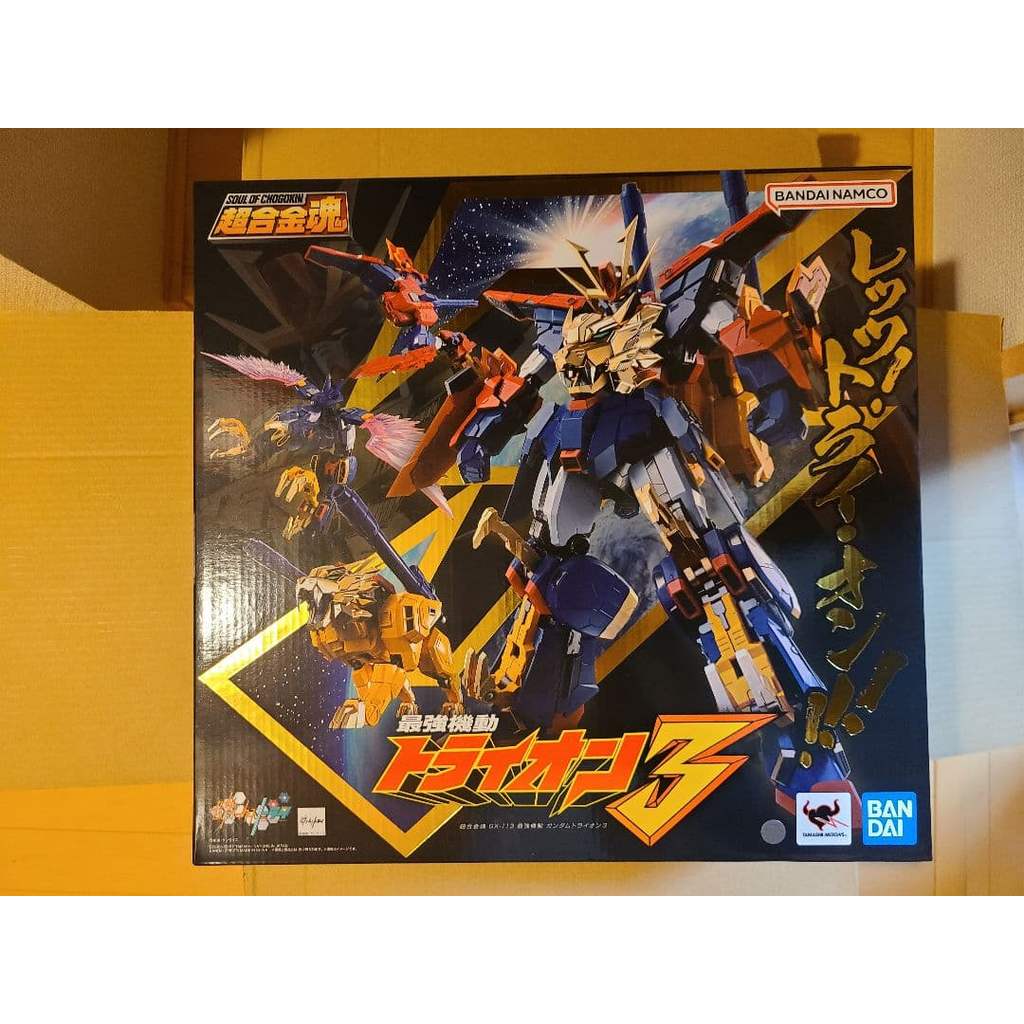 【Direct from Japan】Soul of Chogokin GX-113 Strongest Mobile Gundam Tryon 3 ใหม่ล่าสุดที่ยังไม่ได้แกะ