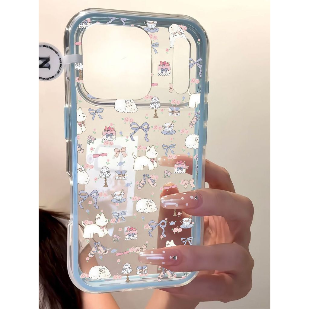 ล่าสุด Bow Puppy Aesthetic Case Hp Vivo Y05 V70 Fe Y19S Pro Y400 Y21D V50 V60 Lite Y18 Y100 Y21T Y27