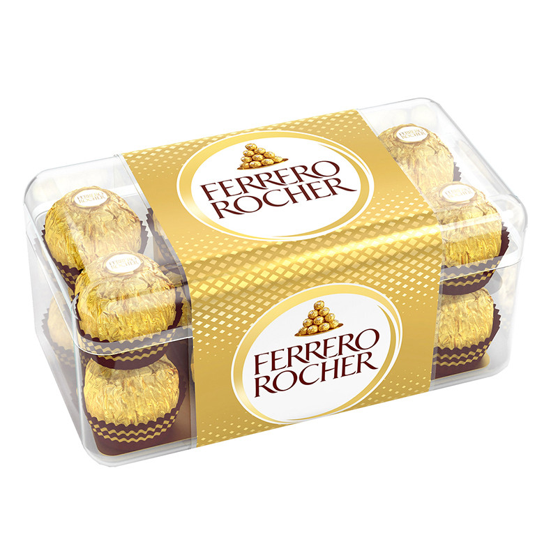 Ferrero Rocher T16 ช็อกโกแลต 200 กรัม (หมายเลขบาร์โค้ด 8000500003787)