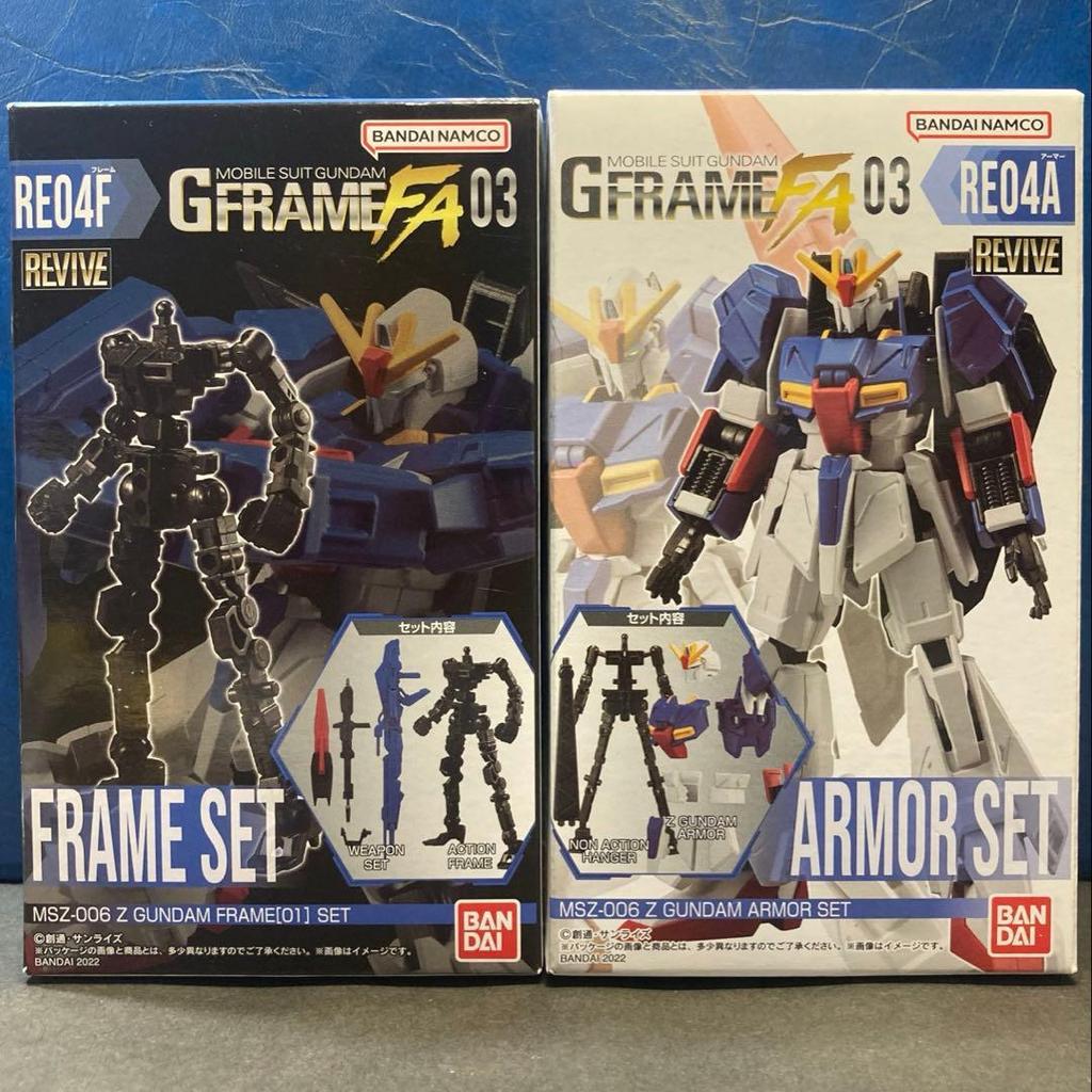 【Direct from Japan】Zeta Gundam G Frame FA 03 Mobile Suit Gundam ใหม่และยังไม่ได้แกะกล่อง【Japan Exclu