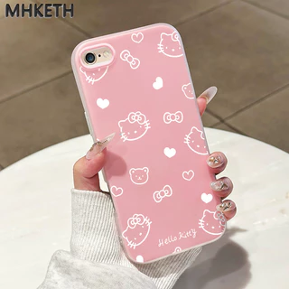 MHKETH เคสสำหรับ iPhone 6 Plus 6s Plus 7 Plus 8 Plus X Xs Max Xr เคสมือถือสไตล์น่ารักสาวๆ