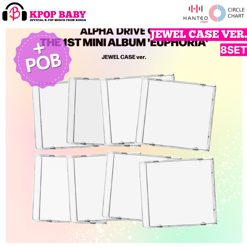 8SET (JEWEL CASE Ver.) ALPHA DRIVE ONE 1st Mini Album [EUPHORIA] (POB)