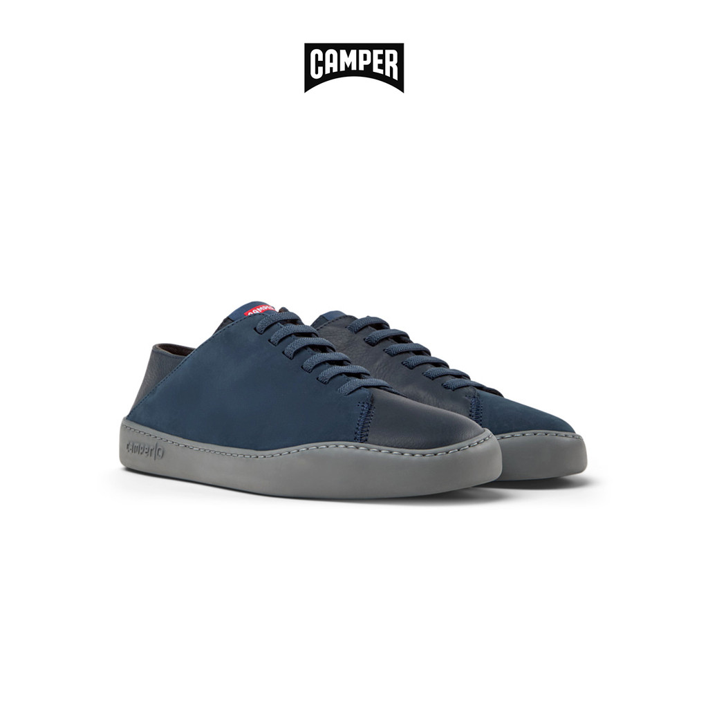 CAMPER รองเท้าผ้าใบ ผู้ชาย รุ่น TWS Peu Touring สีฟ้า / สีน้ำเงิน ( SNK -  K100976-010 )