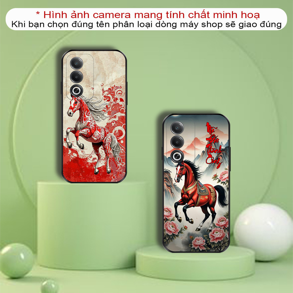 Oppo A80, A3 Pro, A3x 5G CHINA เคสยืดหยุ่นพิมพ์ Binho 2026 lucky Tet รุ่น
