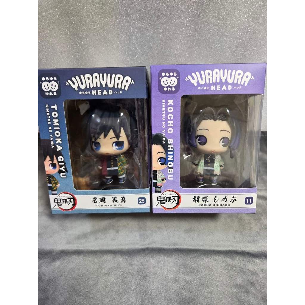 【Direct from Japan】Demon Slayer: Kimetsu no Yaiba Swinging Heads - Giyu Tomioka และ Shinobu Kocho (ช