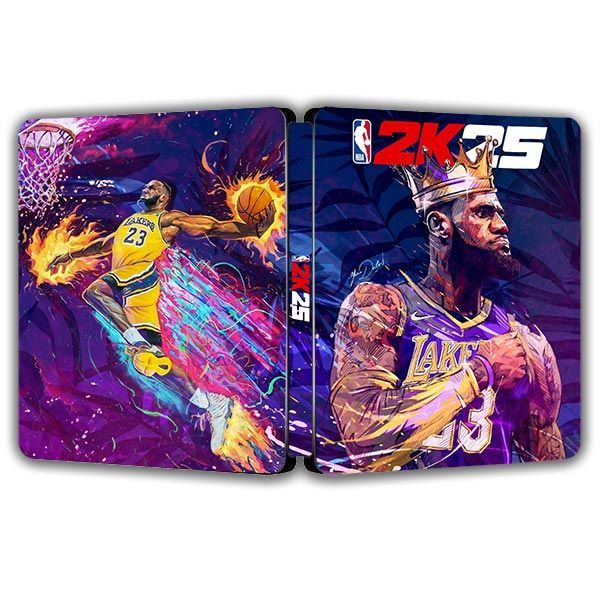 NBA 2k25 KingJames Edition Custom Made G2 Steelbook Case PS5/PS4/Xbox