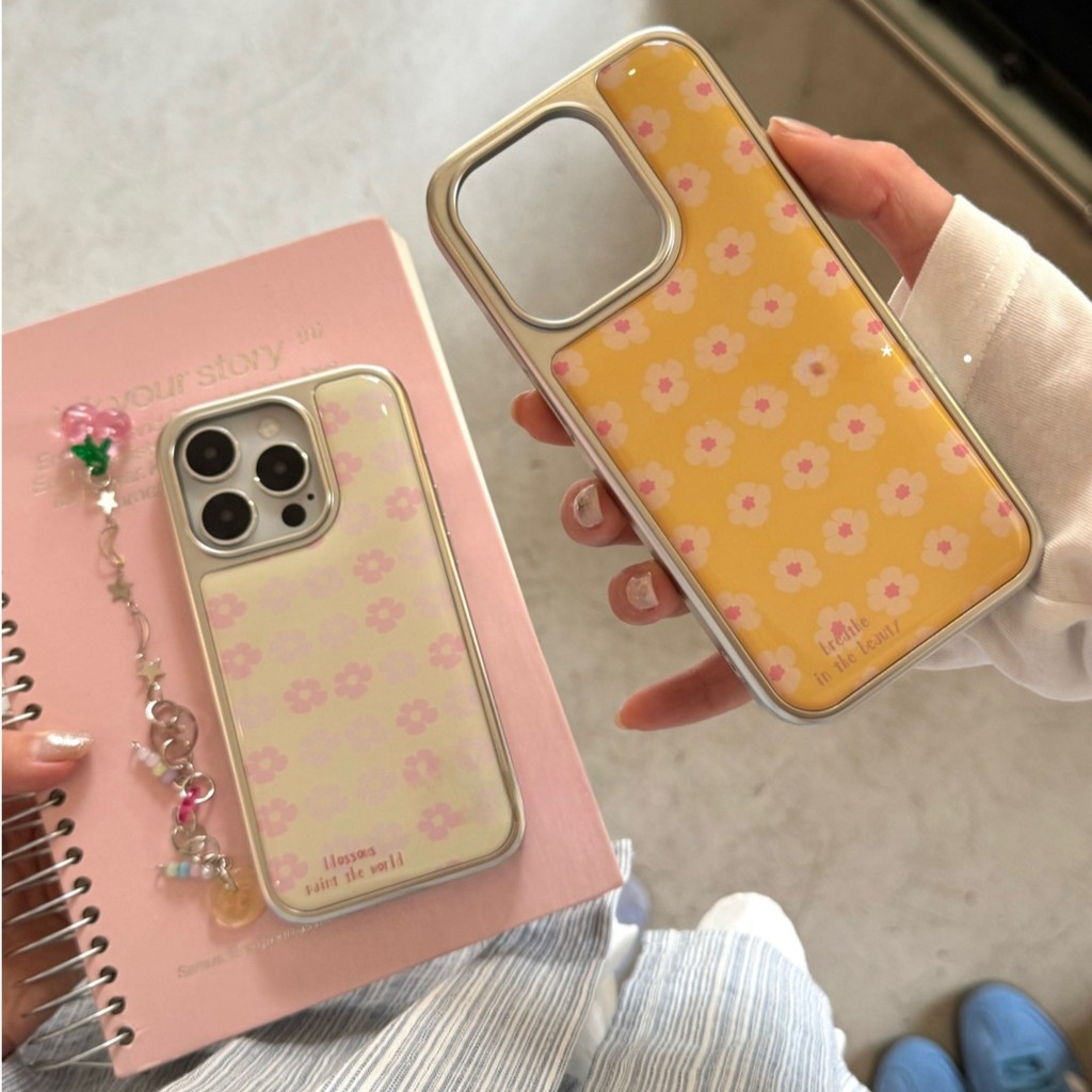 DD192 For Samsung Galaxy S26 Ultra S25 Edge S24 FE S23 Plus Electroplating Resin Drip Phone Case