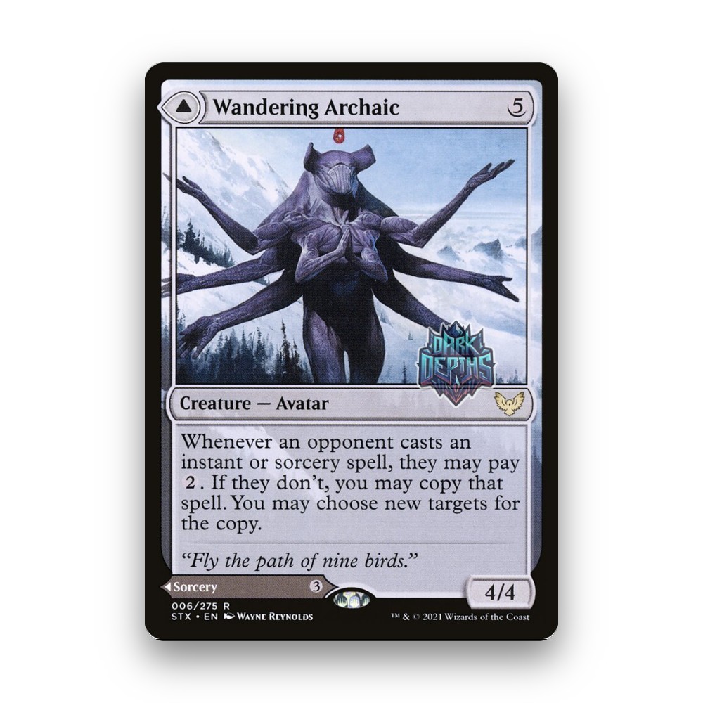 [MTG] Wandering Archaic // Explore the Vastlands (#6) [STX] [COLORLESS] [RARE] | Magic the Gathering