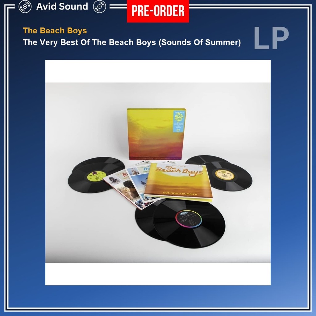 Pre-Order แผ่นเสียง The Beach Boys The Very Best Of The Beach Boys (Sounds Of Summer) ใหม่ ซีล The B
