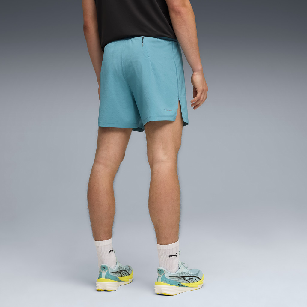 PUMA Running กางเกงวิ่งขาสั้น 5 นิ้ว Dreamrun dryCELL สำหรับผู้ชาย สีฟ้า - 52842546 — صورة 4