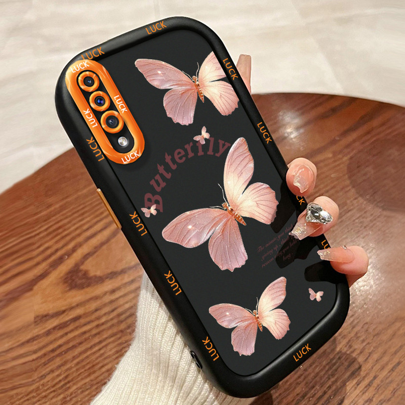 Samsung A50 A50s A30s Case Butterfly Fashion Silicone Case