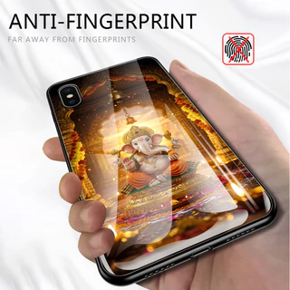 เคส For OPPO A98 A96 A95 A94 A93 A92 A91 A83 A79 A78 A77 A76 A74 4G 5G เคสโทรศัพท์ เคสออปโป้ Phone Glass Case BLK