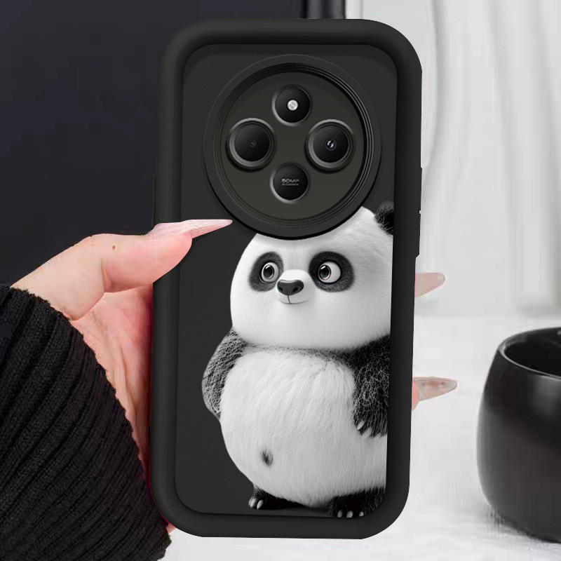 เคสสำหรับ Xiaomi Redmi 14C 4G 14C 5G A3 Pro 4G A4 5G POCO C75 เคสโทรศัพท์แพนด้าน่ารักซิลิโคนซอฟต์เชลล์กันกระแทก