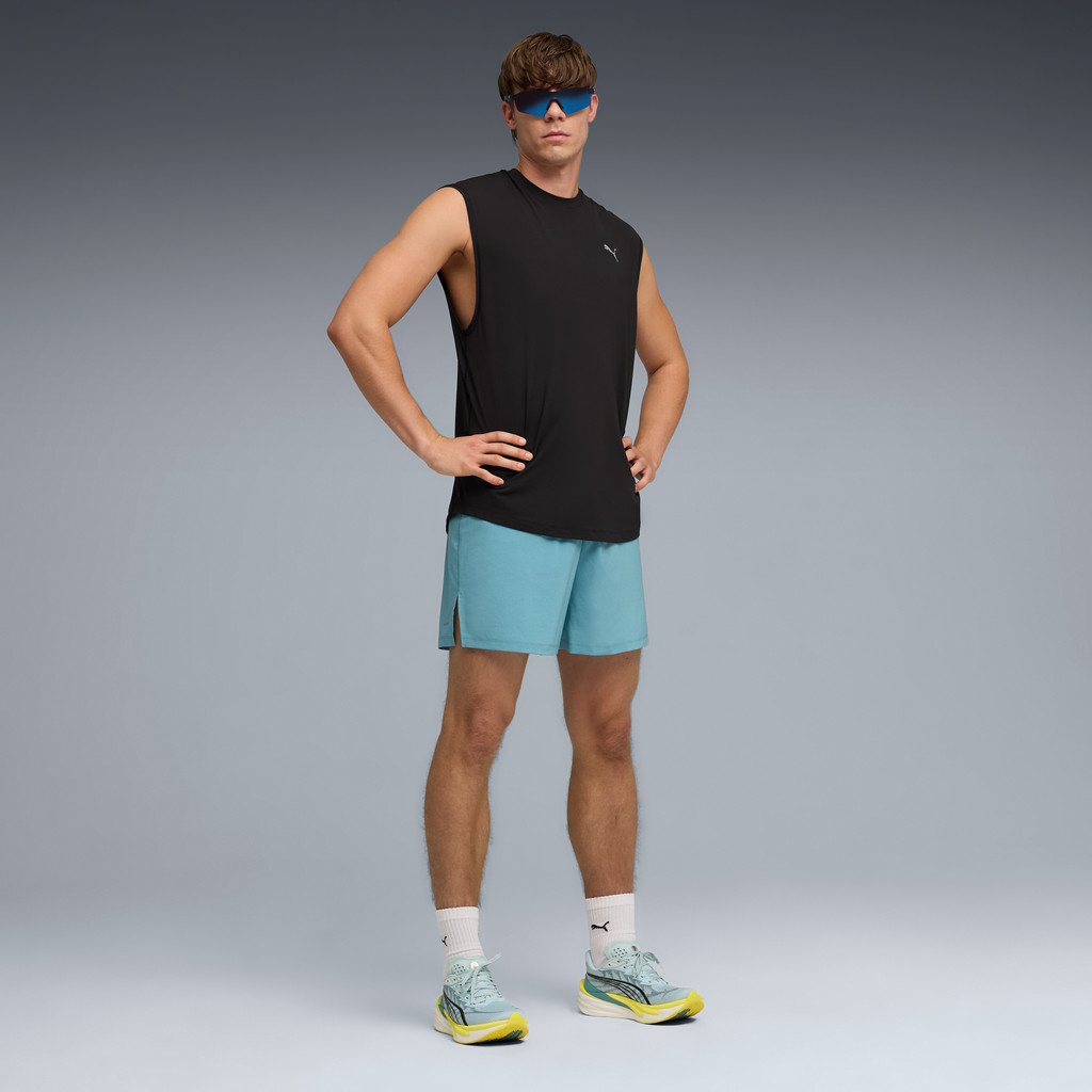 PUMA Running กางเกงวิ่งขาสั้น 5 นิ้ว Dreamrun dryCELL สำหรับผู้ชาย สีฟ้า - 52842546 — صورة 2