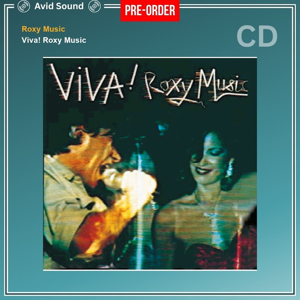 Pre-Order CD แผ่นซีดี Roxy Music Viva! Roxy Music ใหม่ ซีล Roxy Music CD