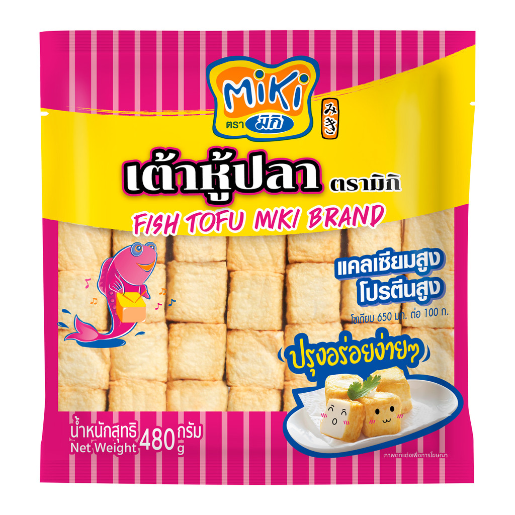 [สินค้าส่งด่วน] พีเอฟพี เต้าหู้ปลามิกิ 480 ก.