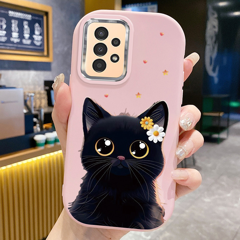 เคส ใช้ได้กับเคสแมวการ์ตูน Samsung A13 4G