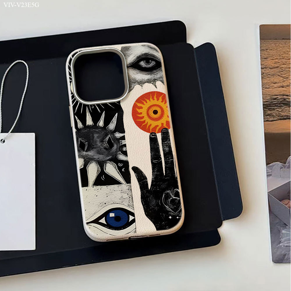 เคส For VIVO V29 V27 V25 V25E V23E Pro 4G 5G เคสโทรศัพท์ เคสวีโว่ เคสนิ่ม Leather Silicone Phone Case PWK