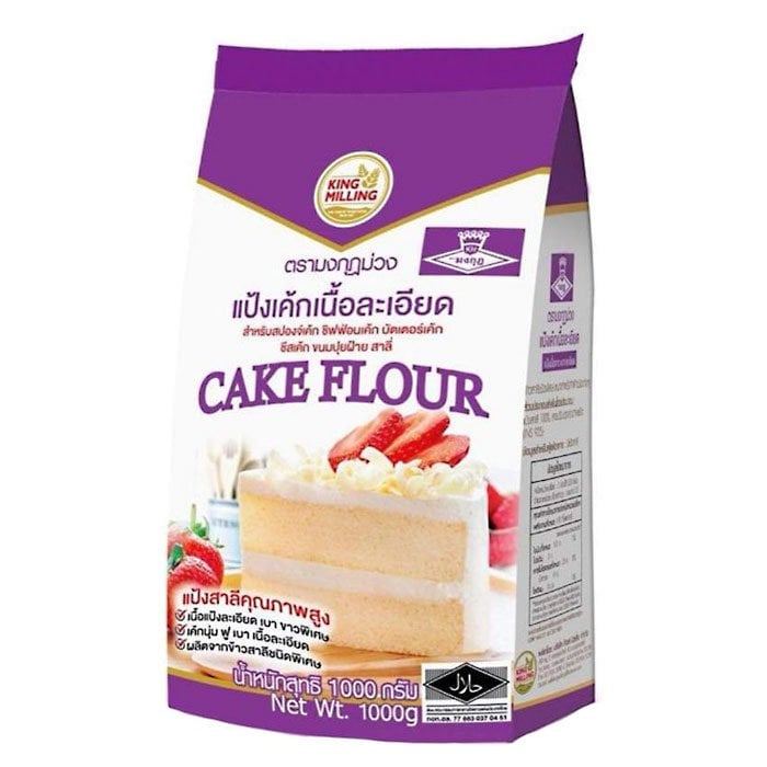 [สินค้าส่งด่วน] มงกุฎม่วง แป้งเค้กเนื้อละเอียด 1000 ก.