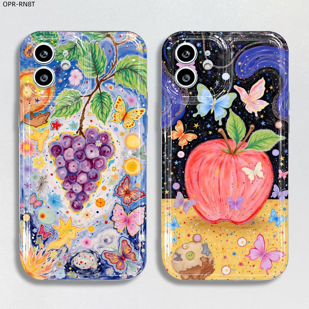 โปร่งใส เคส For OPPO Reno 14 14F 13 13F 12 11 11F 10 8T Pro 4G 5G เคสออปโป้ Phone Case เคสนิ่ม Silicone เคสโทรศัพท์ TKK