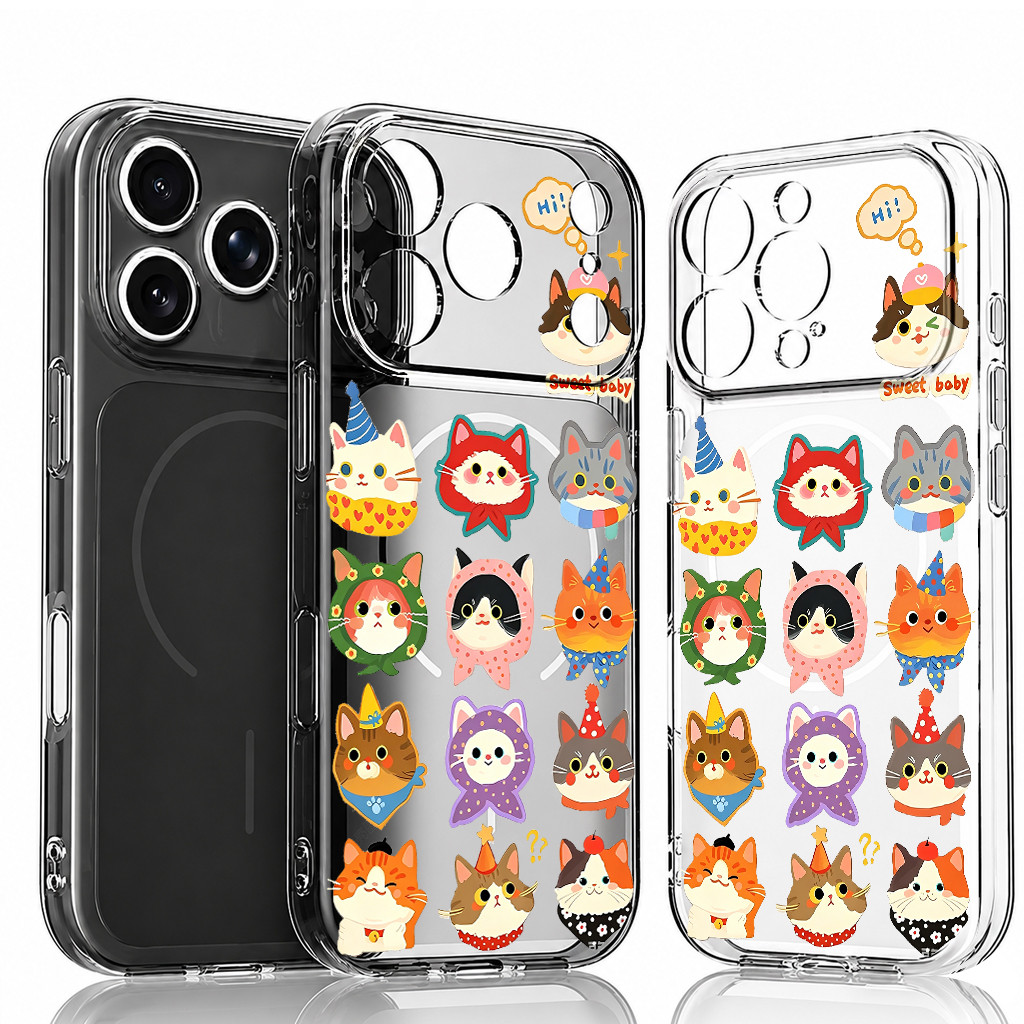 HP ล่าสุด [Shop Blouse] แมวน่ารัก Emoji เคสน่ารัก Vivo Y500 Z11 Z11X Y05 Y31D Pro V70 Fe Y11 Y12 V60