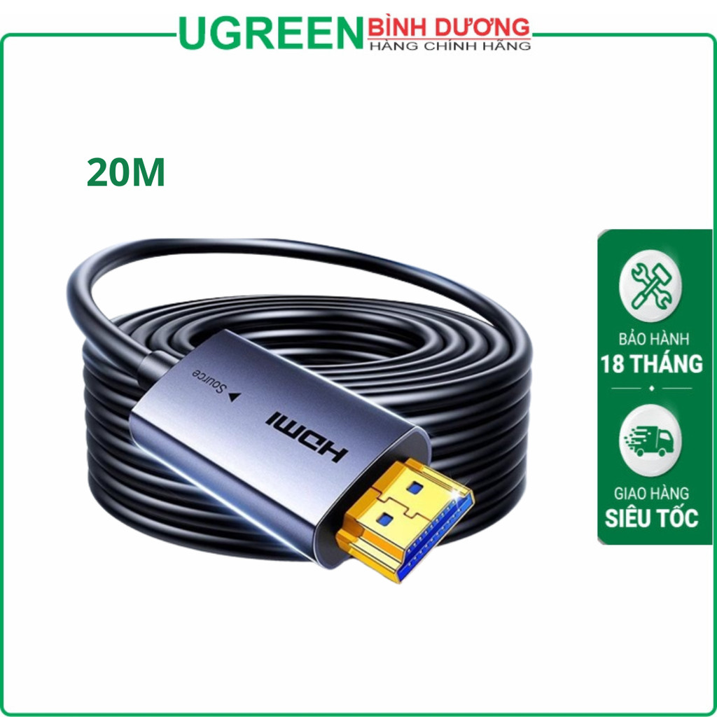 Ugreen 15M Aoc Fiber Optic HDMI 2.1 สาย (55505)
