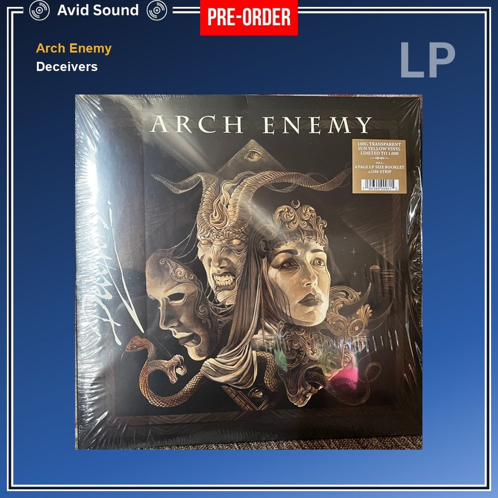 Pre-Order แผ่นเสียง Arch Enemy Deceivers ใหม่ ซีล Arch Enemy Vinyl LP