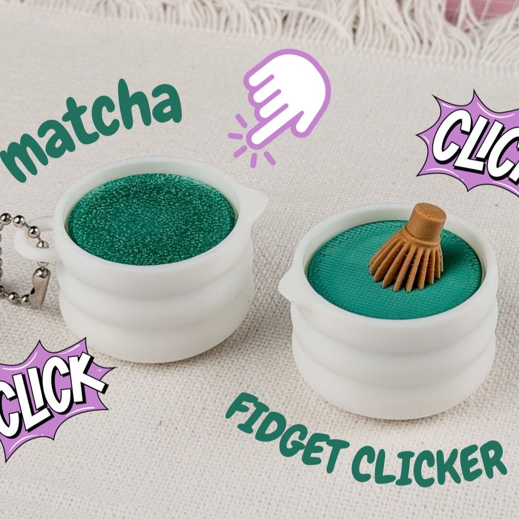 Unique Matcha Clicker Holder x2 - ออกแบบเอง -
