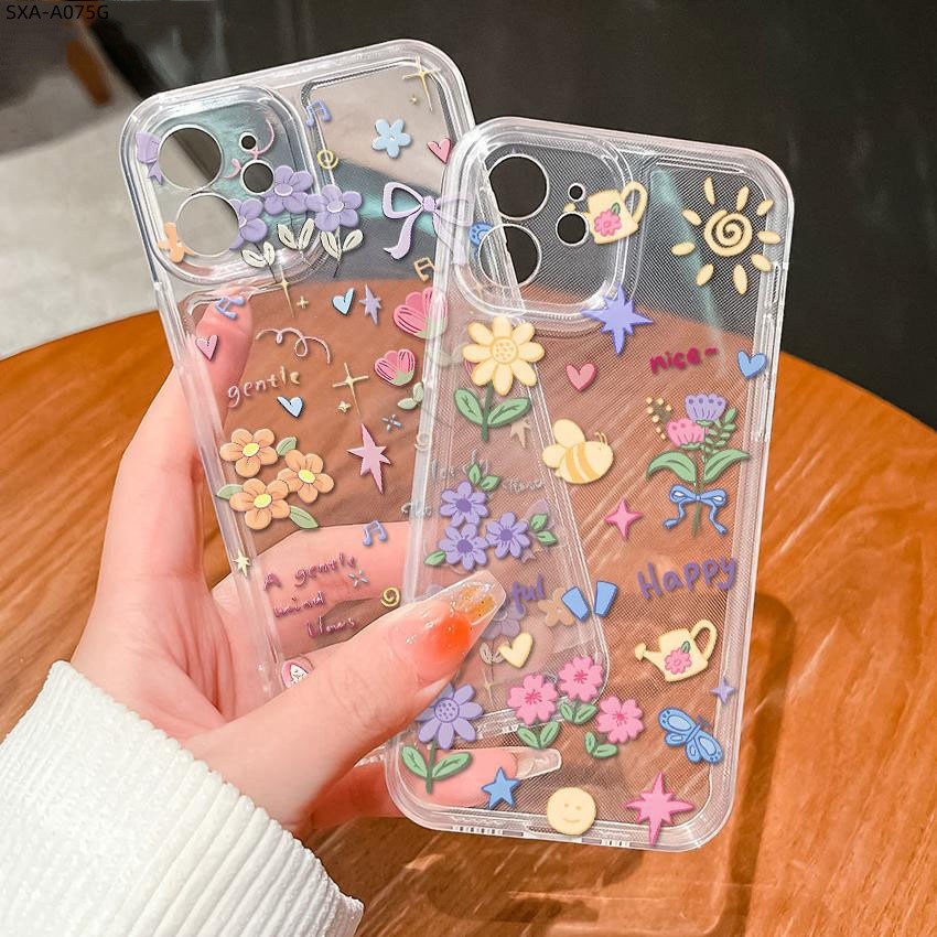โปร่งใส เคส For Samsung Galaxy A07 A16 A20 A20S A21S A22 A23 A24 A25 A32 A33 A34 A35 A42 4G 5G เคสซัมซุง เคสโทรศัพท์ TKK
