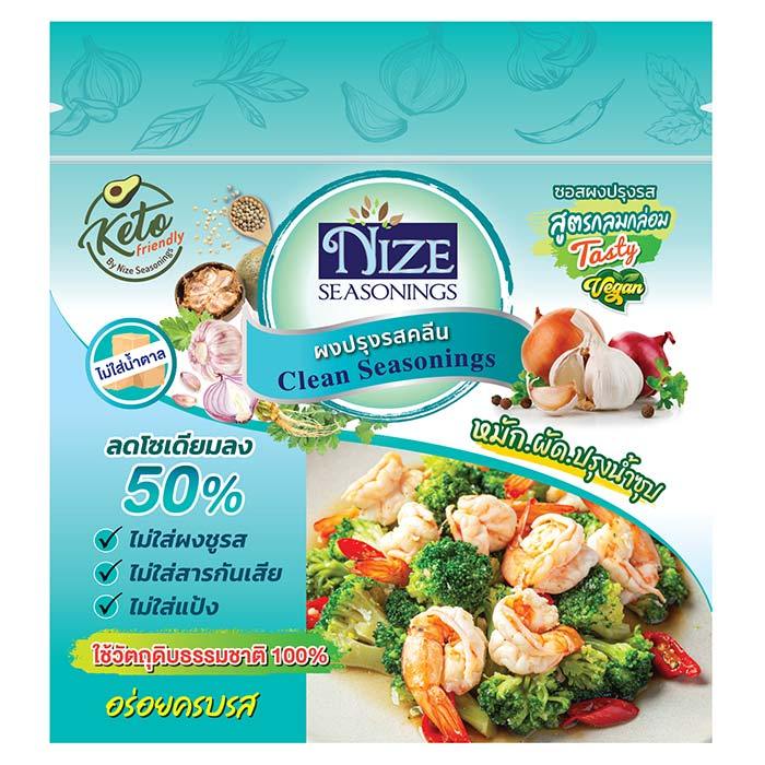 [สินค้าส่งด่วน] ไนซ์ ซีซันนิ่ง ผงปรุงรสคลีน สูตรกลมกล่อม 25 ก.