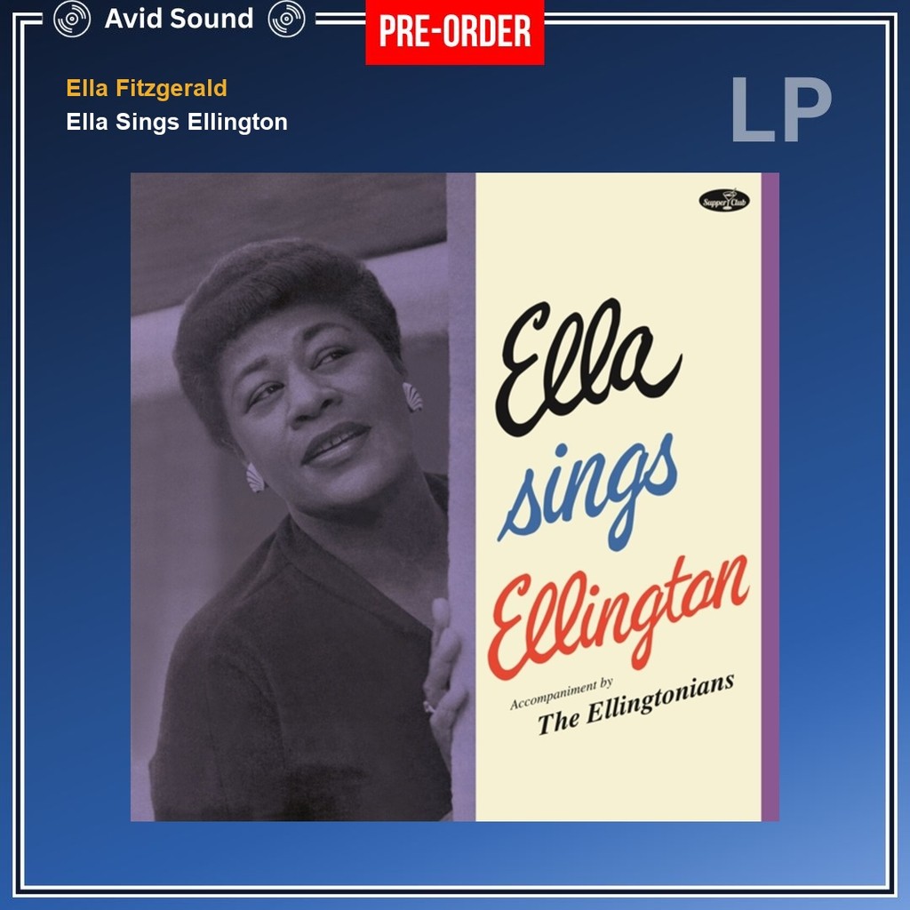 Pre-Order แผ่นเสียง Ella Fitzgerald Ella Sings Ellington ใหม่ ซีล Ella Fitzgerald Vinyl LP