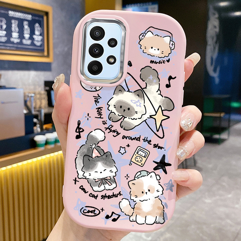 เคส ใช้ได้กับ Samsung A23 4G A23 5G เคสการ์ตูนสัตว์