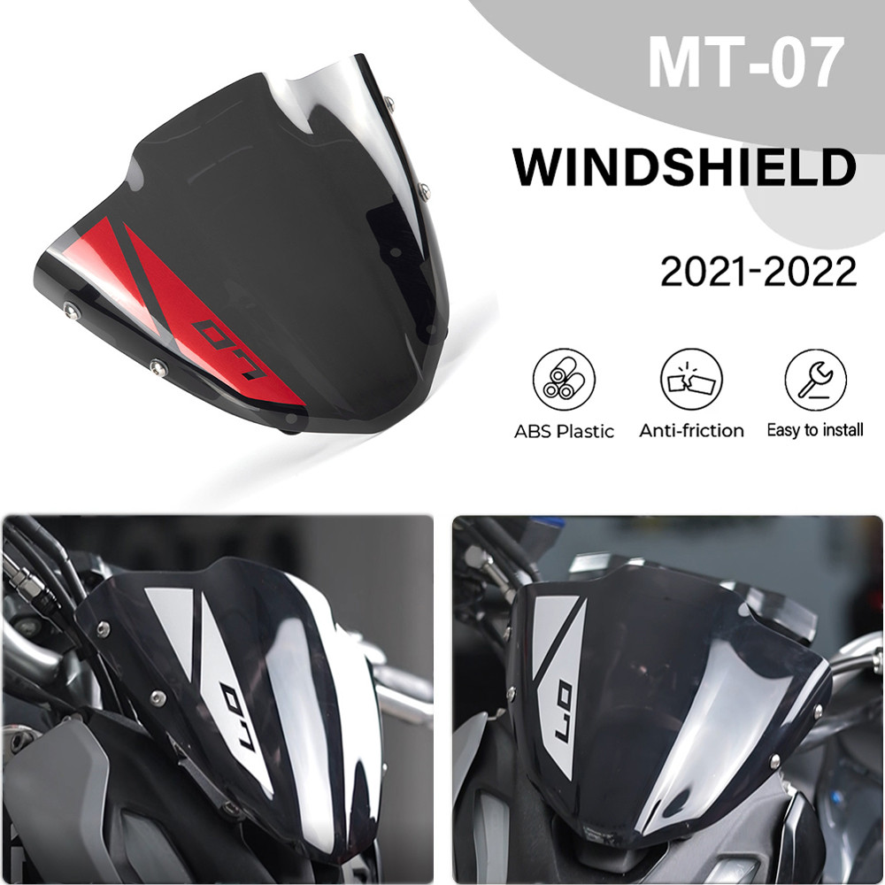 MTKRACINGสําหรับYAMAHA MT07 MT07 mt 07 2021 กระจกกระจกรถจักรยานยนต์อุปกรณ์เสริมกระจกVenหน้าจอ 2021 2