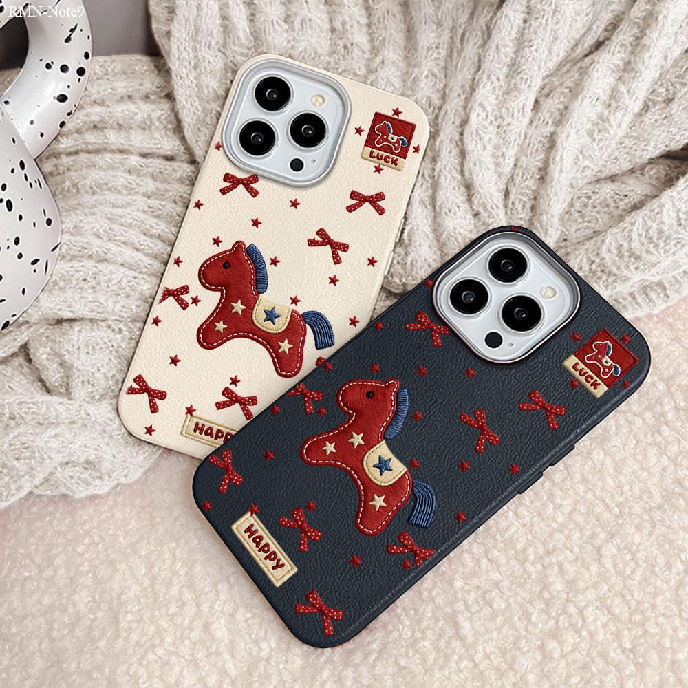 เคส For Xiaomi Redmi Note 14 13 12 11 10 10S 9 Pro 4G 5G เคสโทรศัพท์ เคสเรดมี เคสนิ่ม Leather Phone Case PWK