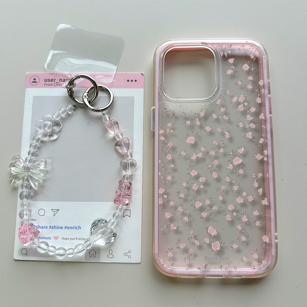 [เคส Infinite] เคสสุนทรียศาสตร์ดอกไม้เล็ก Hp Iphone 13 Pro Max 17 Pro Max Ip 15 Pro Ip 14 Plus 16 Pl