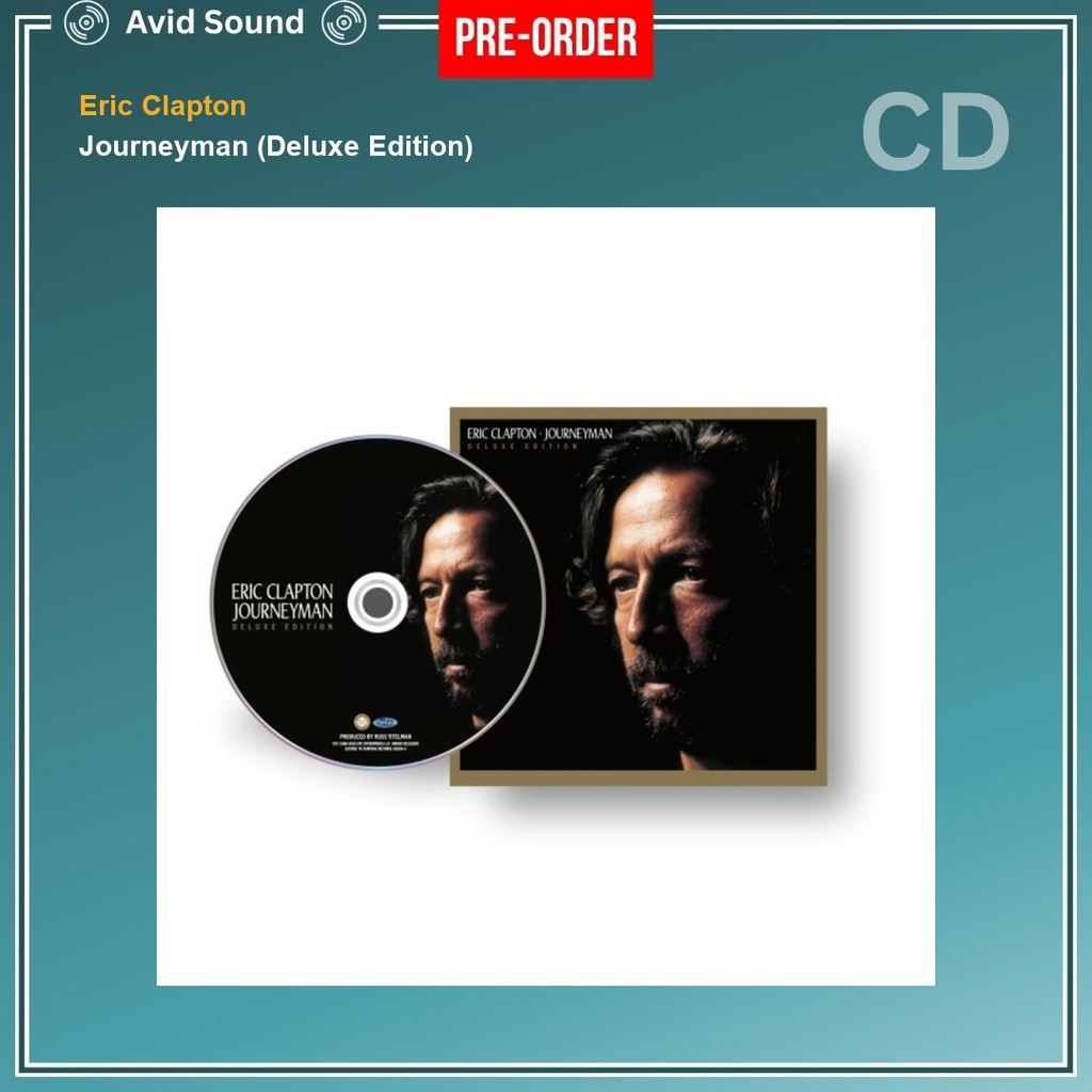 Pre-Order CD แผ่นซีดี Eric Clapton Journeyman (Deluxe Edition) ใหม่ ซีล Eric Clapton CD