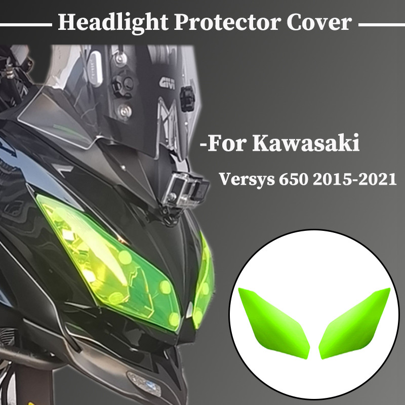 MTKRACING สําหรับ KAWASAKI VERSYS 650 VERSYS650 Versys 650 versys650 ฝาครอบไฟหน้าเลนส์หน้าจอ 2015-20