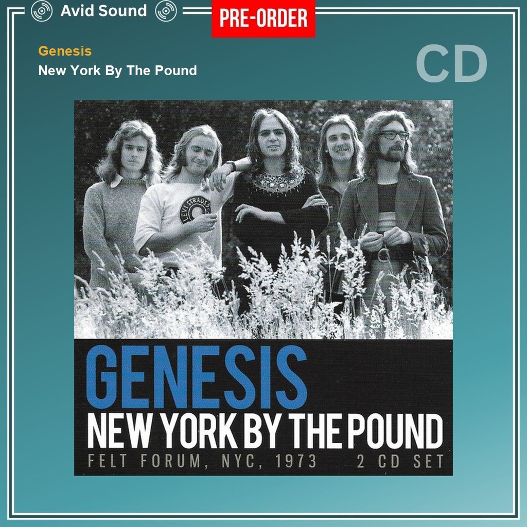 Pre-Order CD แผ่นซีดี Genesis New York By The Pound ใหม่ ซีล Genesis CD