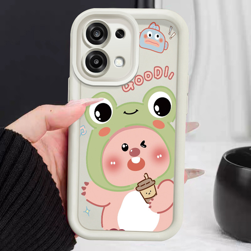 เคสสำหรับ OPPO A6 Pro 4G A6 Pro 5G F31 5G เคสโทรศัพท์บีเวอร์น่ารักซิลิโคนซอฟต์เชลล์กันกระแทก
