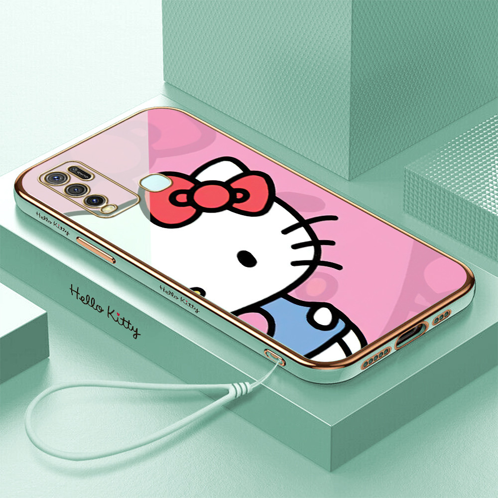 HELLO KITTY HP LOKAL [จัดส่งในพื้นที่] Vivo Y1S Y33 Y50 Y53S 4G Y55 + Y55S 2023 Y75 5G Y71 Y71I Y81 