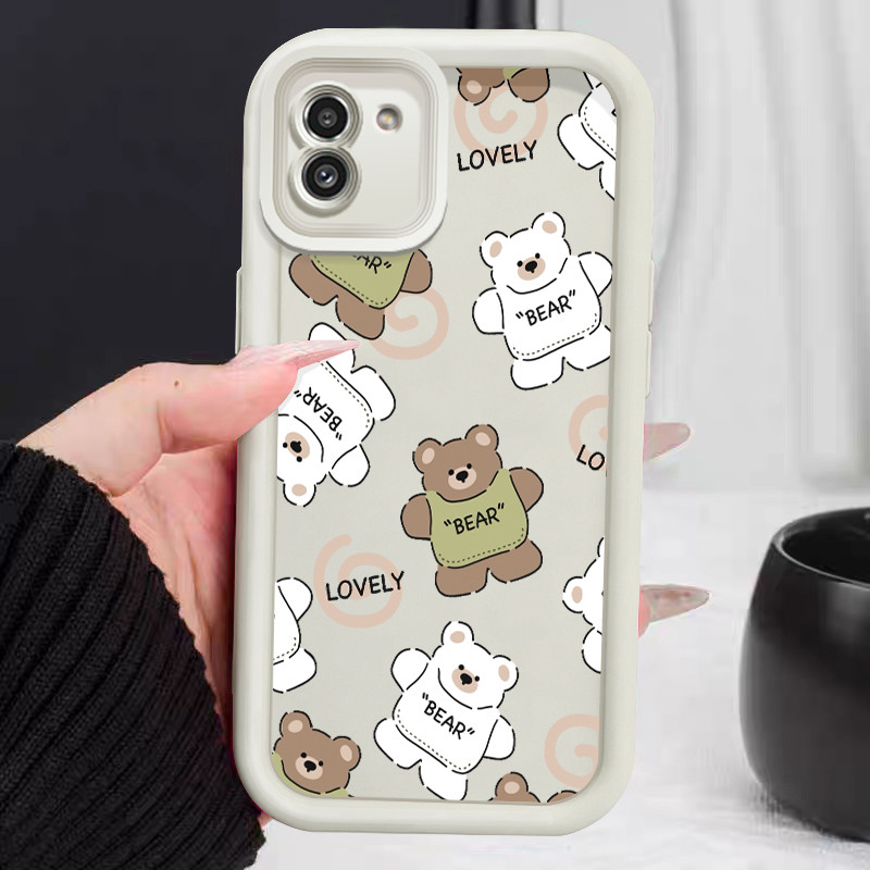 เคสสำหรับ Samsung Galaxy A03 เคสโทรศัพท์สัตว์น่ารักซิลิโคนซอฟต์เชลล์กันกระแทก