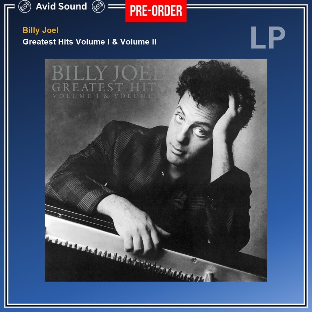 Pre-Order แผ่นเสียง Billy Joel Greatest Hits Volume I & Volume II ใหม่ ซีล Billy Joel Vinyl LP