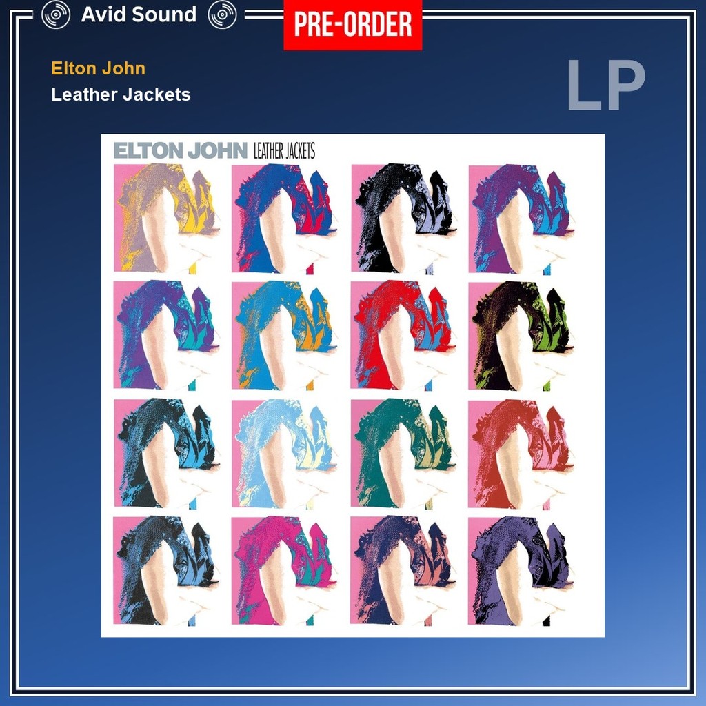 Pre-Order แผ่นเสียง Elton John Leather Jackets ใหม่ ซีล Elton John Vinyl LP