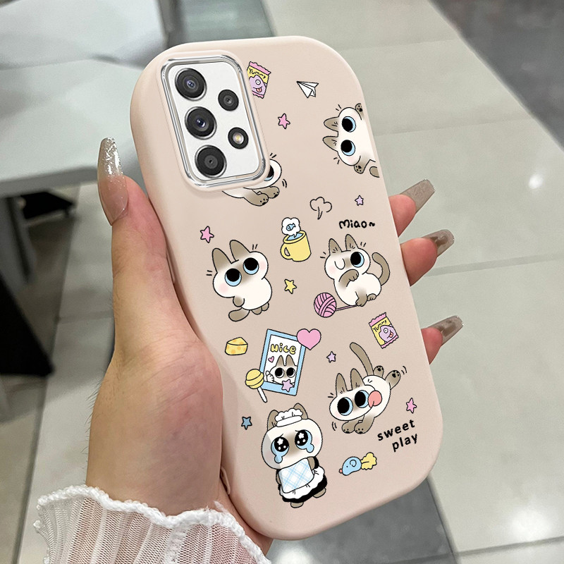 เคส ใช้ได้กับ Samsung A52 A52s เคสการ์ตูนสัตว์