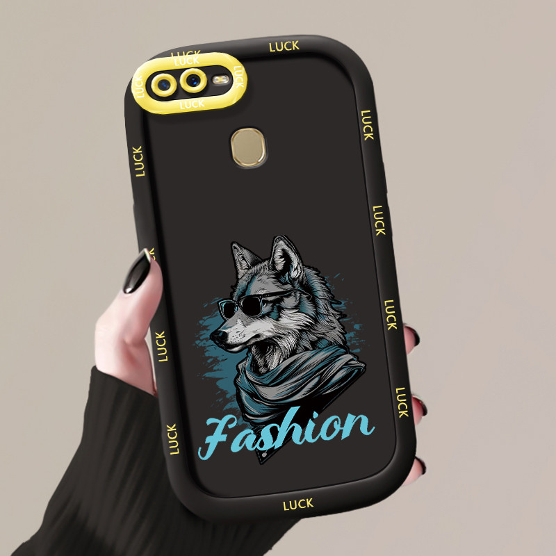 OPPO A7 A5s A12 A12s A11K Case Creative Dog Cartoon Case