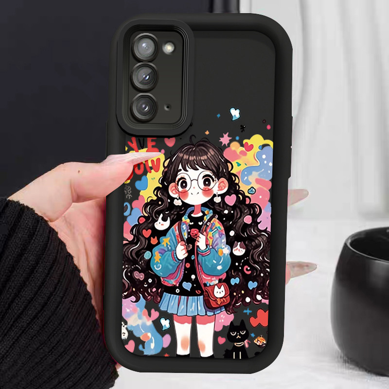 เคสสำหรับ Samsung Note20 Ultra เคสโทรศัพท์ผู้หญิงน่ารักซิลิโคนซอฟต์เชลล์กันกระแทก